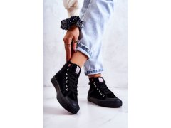 Dámské vysoké tenisky cross jeans jj2r4055c černá 2