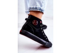 Dámské vysoké tenisky cross jeans jj2r4055c černá 3