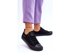 Dámské nízké materiál tenisky big star kk274009 Černá 2
