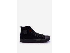 Dámské klasické vysoké tenisky big star t274033 Černé 8