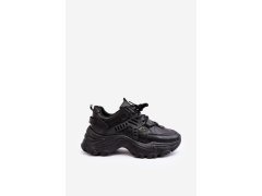 Dámské sportovní boty sneakersy masivní černé Toderus 7