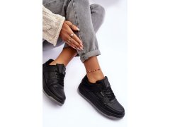 Dámské sportovní boty sneakersy big star mm274353 Černé 2