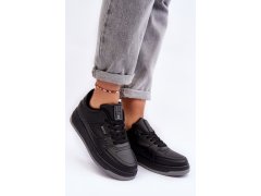 Dámské sportovní boty sneakersy big star mm274353 Černé 5