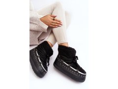 Dámské zateplené zimní sněhule černé Rohes 3