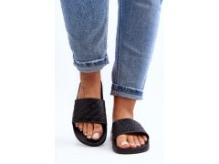 Dámské žabky cross jeans ff2r4153c Černé 5