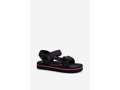 Dámské sandály na platformě lee cooper lcw-24-05-2751l Černé 1