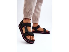 Dámské sandály na platformě lee cooper lcw-24-05-2751l Černé 4
