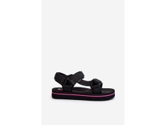 Dámské sandály na platformě lee cooper lcw-24-05-2751l Černé 5