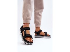 Dámské sandály na platformě lee cooper lcw-24-05-2753l Černé 5