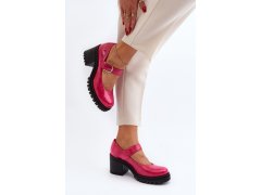 Zazoo 20166 lakýrované kožené členky Fuksia 7