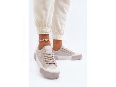 Dámské tenisky na tlusté podrážce lee cooper lcw-24-31-2178 šedé 4