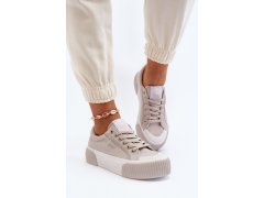 Dámské tenisky na tlusté podrážce lee cooper lcw-24-31-2178 šedé 6