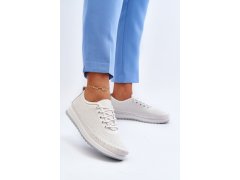 Kožené sportovní dámské tenisky beige Lalnai 3