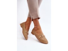 Dámské mokasíny na ploché podrážce s&nbsp;ozdobou camel Iluvana 2