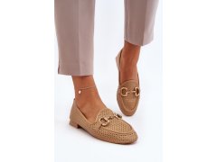 Dámské mokasíny na ploché podrážce s&nbsp;ozdobou camel Iluvana 5