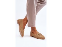 Dámské mokasíny na ploché podrážce s&nbsp;ozdobou camel Iluvana 8