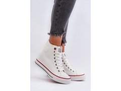 Dámské tenisky na podpatku cross jeans nn2r4004 bílé 2