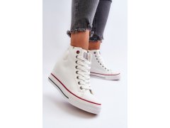 Dámské tenisky na podpatku cross jeans nn2r4004 bílé 3