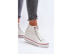 Dámské tenisky na podpatku cross jeans nn2r4004 bílé 6
