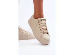 Dámské tenisky big star nn274210 Beige 7