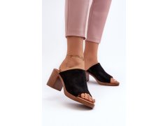 Elegantní lehké dámské sandály na podpatku béžové Varnila 2