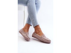 Dámské lodičky z&nbsp;ekologického semiše fialové Amrutia 7
