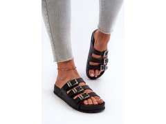 Dámské gumové pantofle zaxy jj285058 Černé 2