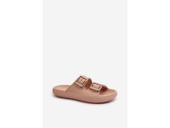 Lehké dámské žabky zaxy ll285087 Beige 1