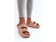 Lehké dámské žabky zaxy ll285087 Beige 2