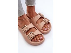 Lehké dámské žabky zaxy ll285087 Beige 5