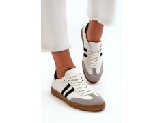 Zazoo n1068 kožené nízké dámské tenisky Bílé 3
