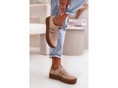 Zazoo n1068s4 dámské semišové sneakersy na platformě leopardí Růžové 7