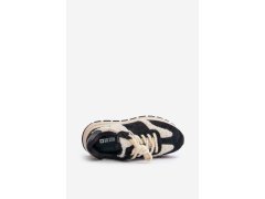Zateplené dámské kožené sneakersy big star oo274a318 hi-poly system černé 2