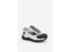 Kožené dámské sneakersy na platformě big star oo274a220 hi-poly system Bílá-Černá 6