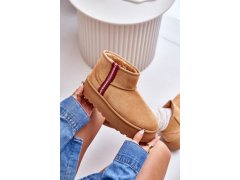 Dámské zimní boty na platformě s&nbsp;izolací camel Lomessa 8