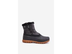 Dámské sněhule zateplené kožešinou na zipu lee cooper lcj-24-44-2866 Černé 8