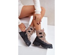 Dámské sněhule na zip lee cooper lcj-26-01-4629 béžové 5