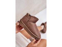Dámské sněhule na platformě d.franklin dfsh370010 Taupe 2