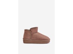 Dámské sněhule na platformě d.franklin dfsh370010 Taupe 8