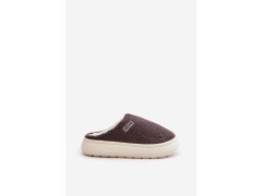 Zateplené pantofle na silné podešvi big star mm274134 tmavě Šedé 7