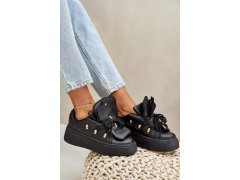 Dámské sneakersy na platformě černé Dolistana 4