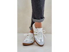 Zazoo n1068 kožené nízké tenisky dámské Bílé 2