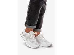 Kožené sportovní boty dámské sneakers s.barski lr51-551 Bílé 2