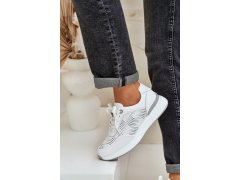 Kožené sportovní boty dámské sneakers s.barski lr51-551 Bílé 5