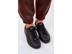 Nízké dámské tenisky z eko kůže big star nn274576 Černé 4