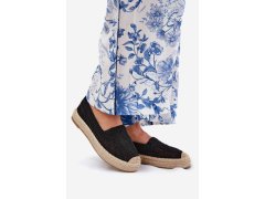 Dámské espadrilky na platformě vinceza 17392 Černé 2