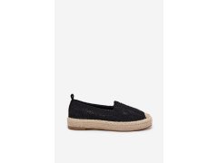 Dámské espadrilky na platformě vinceza 17392 Černé 7