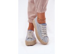 Dámské tenisky na platformě s pletením lee cooper lcw-25-02-3284 světle Béžové 2