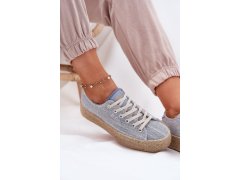 Dámské tenisky na platformě s pletením lee cooper lcw-25-02-3284 světle Béžové 5