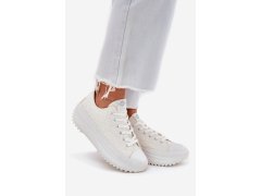 Dámské tenisky s&nbsp;vyšíváním na platformě lee cooper lcw-25-31-3465l Bílé 2